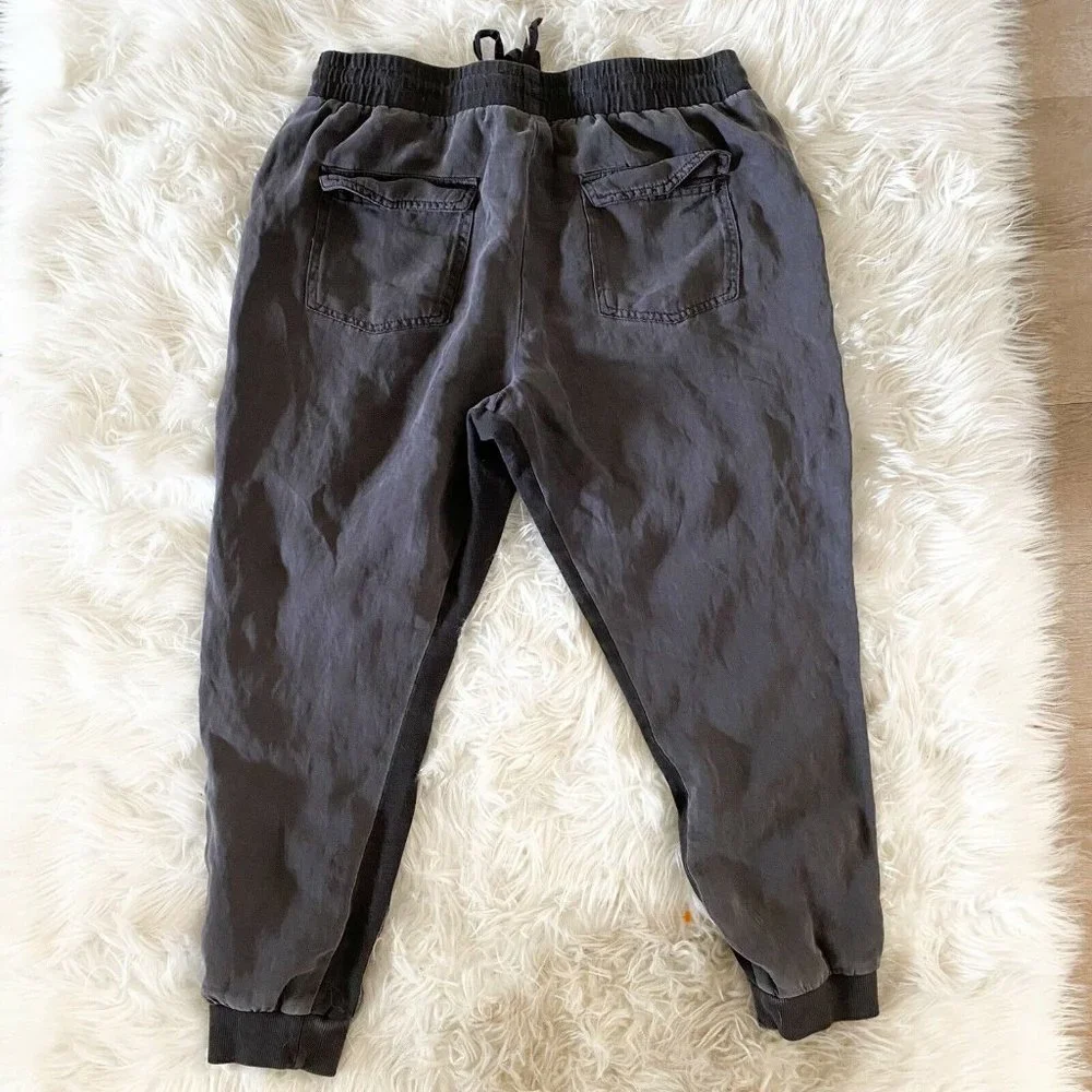 Splendid Lakeside joggers linen blend in lead gray size XL - Picture 8 of 9